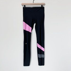 Under Armour Black, Gray, and Pink Pants - Size S
